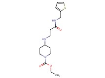 ethyl 4-({3-oxo-3-[(2-thienylmethyl)amino]propyl}amino)piperidine-1-carboxylate
