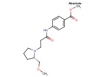 methyl 4-({3-[(2S)-2-(methoxymethyl)pyrrolidin-1-yl]propanoyl}amino)benzoate