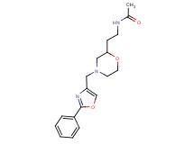 N-(2-{4-[(2-phenyl-1,3-oxazol-4-yl)methyl]morpholin-2-yl}ethyl)acetamide