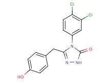 4-(3,4-dichlorophenyl)-5-(4-hydroxybenzyl)-2,4-dihydro-3H-1,2,4-triazol-3-one