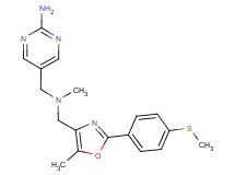 5-{[methyl({5-methyl-2-[4-(methylthio)phenyl]-1,3-oxazol-4-yl}methyl)amino]methyl}pyrimidin-2-amine