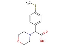 [4-(methylthio)phenyl](morpholin-4-yl)acetic acid