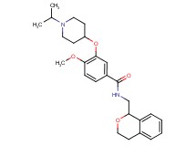 N-(3,4-dihydro-1H-isochromen-1-ylmethyl)-3-[(1-isopropyl-4-piperidinyl)oxy]-4-methoxybenzamide