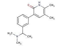 3-{3-[1-(dimethylamino)ethyl]phenyl}-5,6-dimethylpyridin-2(1H)-one