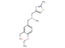 [2-ethoxy-5-({methyl[(2-methyl-1,3-thiazol-4-yl)methyl]amino}methyl)phenyl]methanol