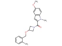 5-methoxy-1-methyl-2-({3-[(2-methylbenzyl)oxy]-1-azetidinyl}carbonyl)-1H-indole