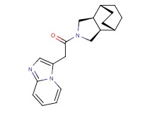 (1R*,2R*,6S*,7S*)-4-(imidazo[1,2-a]pyridin-3-ylacetyl)-4-azatricyclo[5.2.2.0~2,6~]undecane