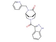 (1S*,5R*)-3-(1H-indazol-3-ylcarbonyl)-6-(pyridin-2-ylmethyl)-3,6-diazabicyclo[3.2.2]nonan-7-one