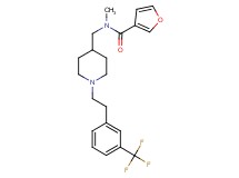 N-methyl-N-[(1-{2-[3-(trifluoromethyl)phenyl]ethyl}-4-piperidinyl)methyl]-3-furamide