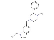 1-ethyl-6-[(4-methyl-3-phenylpiperazin-1-yl)methyl]-1H-indole