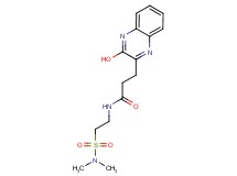 N-{2-[(dimethylamino)sulfonyl]ethyl}-3-(3-hydroxyquinoxalin-2-yl)propanamide