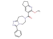 7-[(2-methoxy-6,7-dihydro-5H-cyclopenta[b]pyridin-3-yl)carbonyl]-3-phenyl-6,7,8,9-tetrahydro-5H-[1,2,4]triazolo[4,3-d][1,4]diazepine
