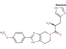 {(1S)-1-(1H-imidazol-4-ylmethyl)-2-[2-(4-methoxyphenyl)-1,4,6,7-tetrahydro-5H-imidazo[4,5-c]pyridin-5-yl]-2-oxoethyl}amine dihydrochloride