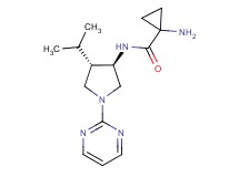 1-amino-N-[rel-(3R,4S)-4-isopropyl-1-(2-pyrimidinyl)-3-pyrrolidinyl]cyclopropanecarboxamide hydrochloride