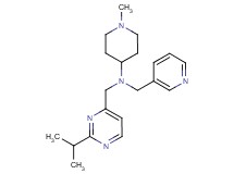 N-[(2-isopropyl-4-pyrimidinyl)methyl]-1-methyl-N-(3-pyridinylmethyl)-4-piperidinamine