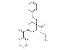 ethyl 1-isonicotinoyl-4-(2-phenylethyl)-4-piperidinecarboxylate