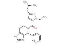 5-[(1-ethyl-3-isobutyl-1H-pyrazol-5-yl)carbonyl]-4-(3-pyridinyl)-4,5,6,7-tetrahydro-1H-imidazo[4,5-c]pyridine