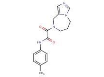 2-(6,7-dihydro-5H-imidazo[1,5-a][1,4]diazepin-8(9H)-yl)-N-(4-methylphenyl)-2-oxoacetamide