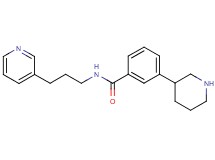 3-piperidin-3-yl-N-(3-pyridin-3-ylpropyl)benzamide