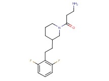 (3-{3-[2-(2,6-difluorophenyl)ethyl]-1-piperidinyl}-3-oxopropyl)amine hydrochloride