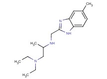 N~1~,N~1~-diethyl-N~2~-[(5-methyl-1H-benzimidazol-2-yl)methyl]propane-1,2-diamine