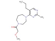 1-(methoxyacetyl)-4-(2-methyl-5-propylpyrimidin-4-yl)-1,4-diazepane