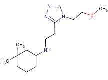 (3,3-dimethylcyclohexyl){2-[4-(2-methoxyethyl)-4H-1,2,4-triazol-3-yl]ethyl}amine