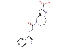 5-[3-(1H-indol-3-yl)propanoyl]-5,6,7,8-tetrahydro-4H-pyrazolo[1,5-a][1,4]diazepine-2-carboxylic acid