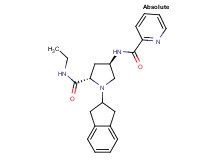 N-{(3R,5S)-1-(2,3-dihydro-1H-inden-2-yl)-5-[(ethylamino)carbonyl]pyrrolidin-3-yl}pyridine-2-carboxamide