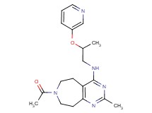 7-acetyl-2-methyl-N-[2-(pyridin-3-yloxy)propyl]-6,7,8,9-tetrahydro-5H-pyrimido[4,5-d]azepin-4-amine