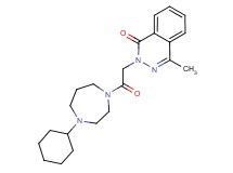 2-[2-(4-cyclohexyl-1,4-diazepan-1-yl)-2-oxoethyl]-4-methyl-1(2H)-phthalazinone