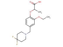 2-{4-[(4,4-difluoropiperidin-1-yl)methyl]-2-ethoxyphenoxy}propanoic acid