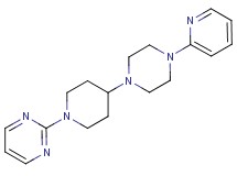 2-[4-(4-pyridin-2-ylpiperazin-1-yl)piperidin-1-yl]pyrimidine