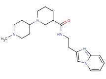 N-(2-imidazo[1,2-a]pyridin-2-ylethyl)-1'-methyl-1,4'-bipiperidine-3-carboxamide