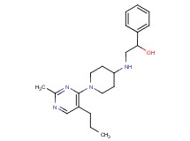 2-{[1-(2-methyl-5-propylpyrimidin-4-yl)piperidin-4-yl]amino}-1-phenylethanol