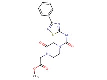 methyl (2-oxo-4-{[(3-phenyl-1,2,4-thiadiazol-5-yl)amino]carbonyl}piperazin-1-yl)acetate