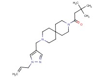 3-[(1-allyl-1H-pyrazol-4-yl)methyl]-9-(3,3-dimethylbutanoyl)-3,9-diazaspiro[5.5]undecane