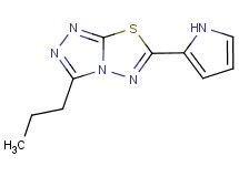3-propyl-6-(1H-pyrrol-2-yl)[1,2,4]triazolo[3,4-b][1,3,4]thiadiazole
