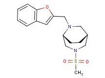 (1R*,5R*)-6-(1-benzofuran-2-ylmethyl)-3-(methylsulfonyl)-3,6-diazabicyclo[3.2.2]nonane