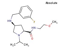 (4S)-4-[(3-fluorobenzyl)amino]-1-isopropyl-N-(2-methoxyethyl)-L-prolinamide