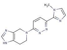 5-[6-(1-methyl-1H-imidazol-2-yl)pyridazin-3-yl]-4,5,6,7-tetrahydro-1H-imidazo[4,5-c]pyridine