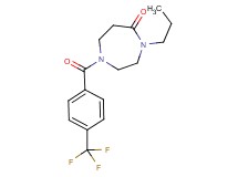 4-propyl-1-[4-(trifluoromethyl)benzoyl]-1,4-diazepan-5-one