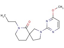 2-(4-methoxypyrimidin-2-yl)-7-propyl-2,7-diazaspiro[4.5]decan-6-one