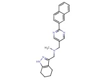 N-methyl-1-[2-(2-naphthyl)pyrimidin-5-yl]-N-(4,5,6,7-tetrahydro-1H-indazol-3-ylmethyl)methanamine