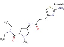 (4R)-4-{[3-(2-amino-1,3-thiazol-4-yl)propanoyl]amino}-N,N-diethyl-1-methyl-L-prolinamide