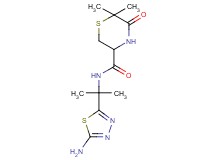 N-[1-(5-amino-1,3,4-thiadiazol-2-yl)-1-methylethyl]-6,6-dimethyl-5-oxothiomorpholine-3-carboxamide