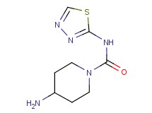 4-amino-N-1,3,4-thiadiazol-2-ylpiperidine-1-carboxamide