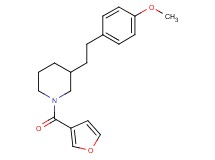 1-(3-furoyl)-3-[2-(4-methoxyphenyl)ethyl]piperidine