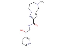 N-(2-hydroxy-2-pyridin-3-ylethyl)-5-methyl-5,6,7,8-tetrahydro-4H-pyrazolo[1,5-a][1,4]diazepine-2-carboxamide