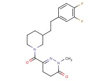 6-({3-[2-(3,4-difluorophenyl)ethyl]-1-piperidinyl}carbonyl)-2-methyl-4,5-dihydro-3(2H)-pyridazinone